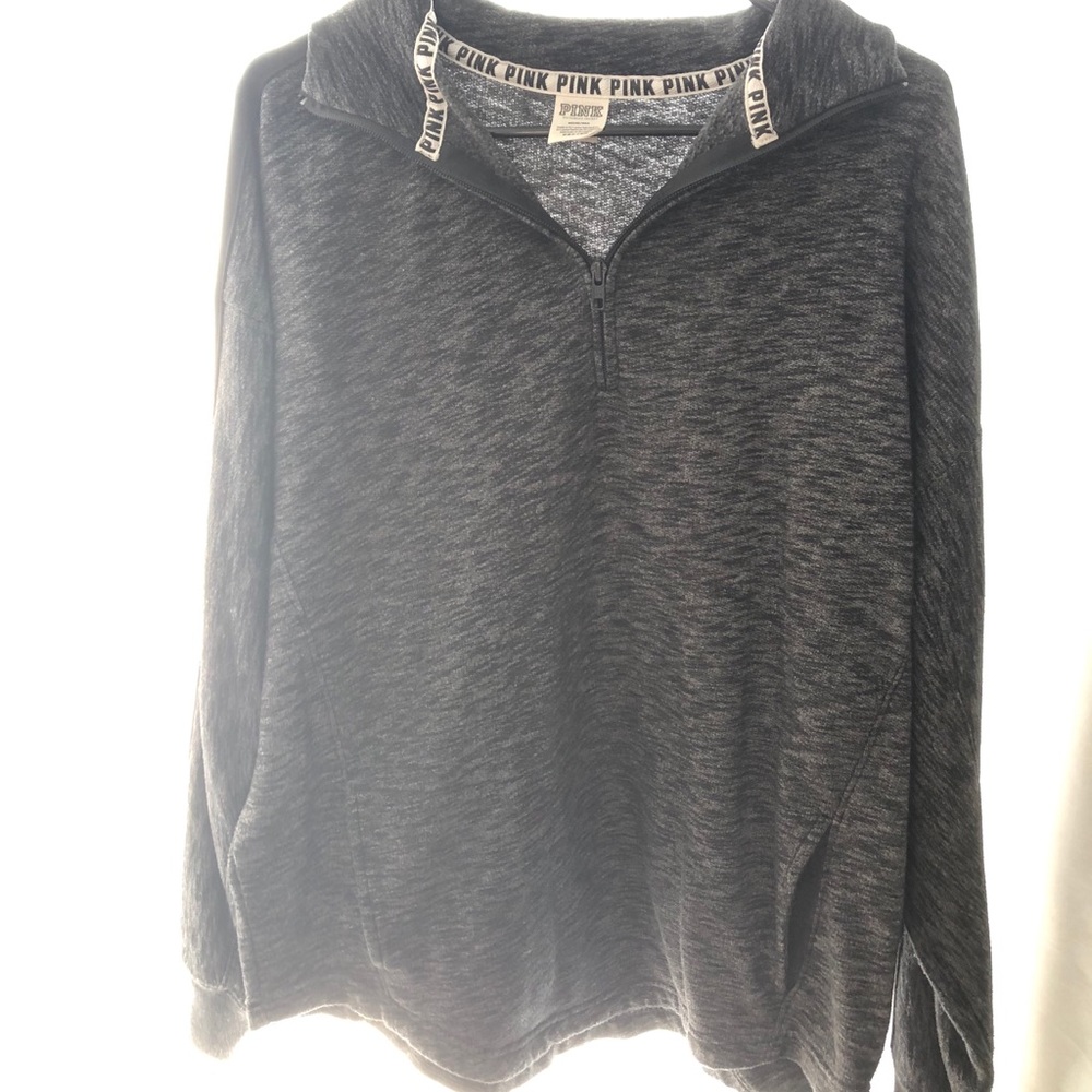 VSPINK Quarter Zip Sweater